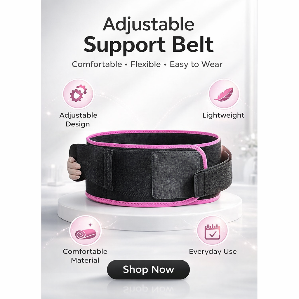 Adjustable Waist Trimmer Sweat Belt