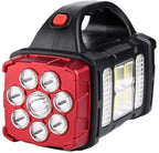 4-in-1 Solar Emergency Light with Power Bank & USB Charging