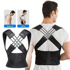 PostureFix™ Adjustable Back Posture Corrector – Pain Relief & Spine Support