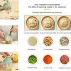 4-in-1 Portable Electric Vegetable Cutter Set