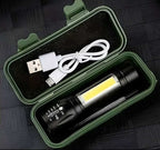 🔦 Emergency Pocket Torch USB Rechargeable Work Light