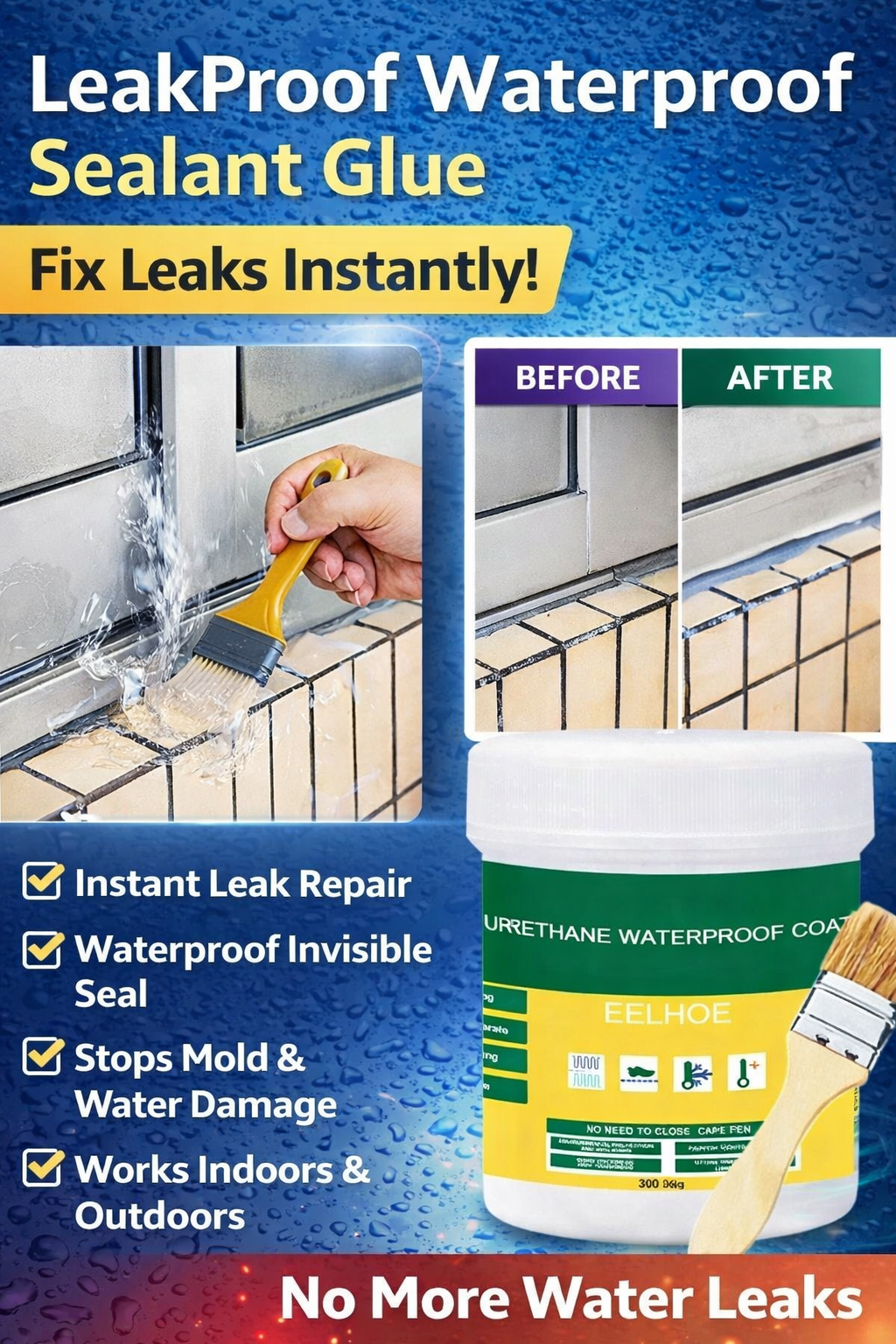 Instant Waterproof Leak Repair Glue